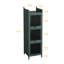 Armoire moderne à trois portes en verre foncé avec rangement efficace pour la salle de musique et le salon-1792328392-1792328393