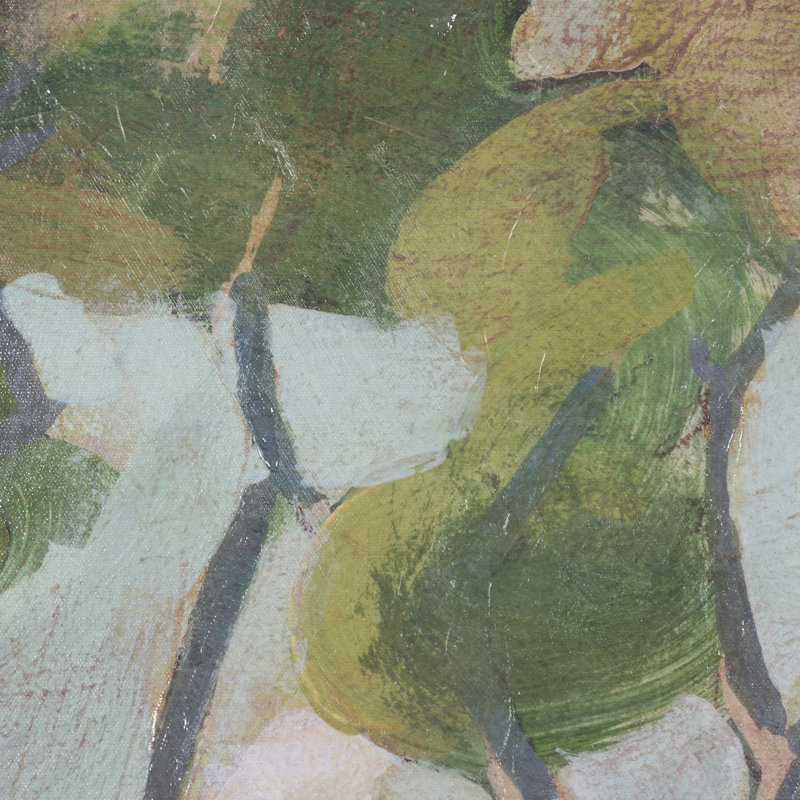 «Landscape Tapisserie I» par Studio, toile encadrée texturée à la main, Tapisserie paysagère encadrée sur toile tendue I