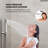 10" High Pressure Rainfall Shower System, Wall Mount Shower Faucet Set with Handheld Spray-73468211