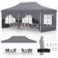 Tente d'auvent 10 x 20 pi avec auvent et 6 parois latérales-108670657