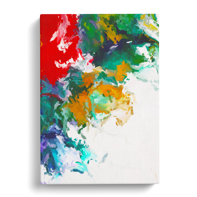 XV1022-4700X To The Jungle Abstract - Print, Wrapped Canvas, 50cm H x 35cm W, No Matte