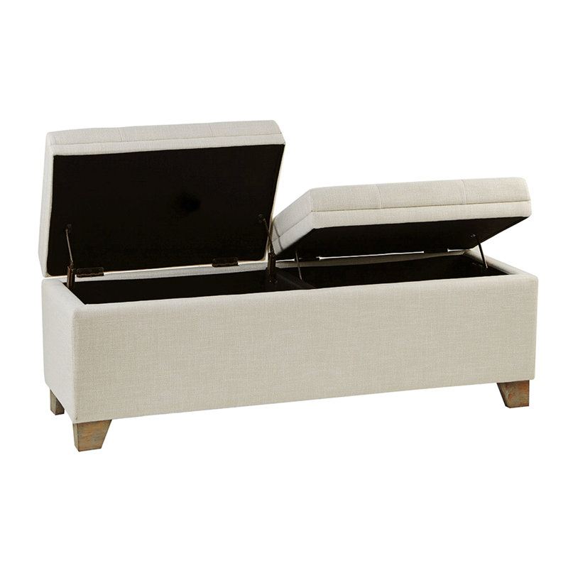 Banc de rangement à fermeture douce