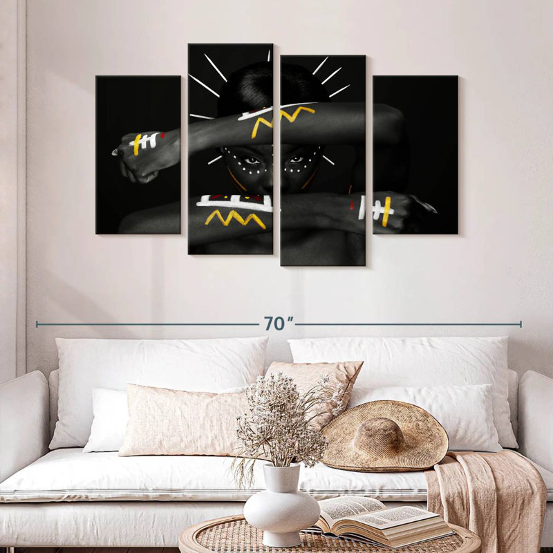Senne Tribal Body Art, 32" H x 52" W