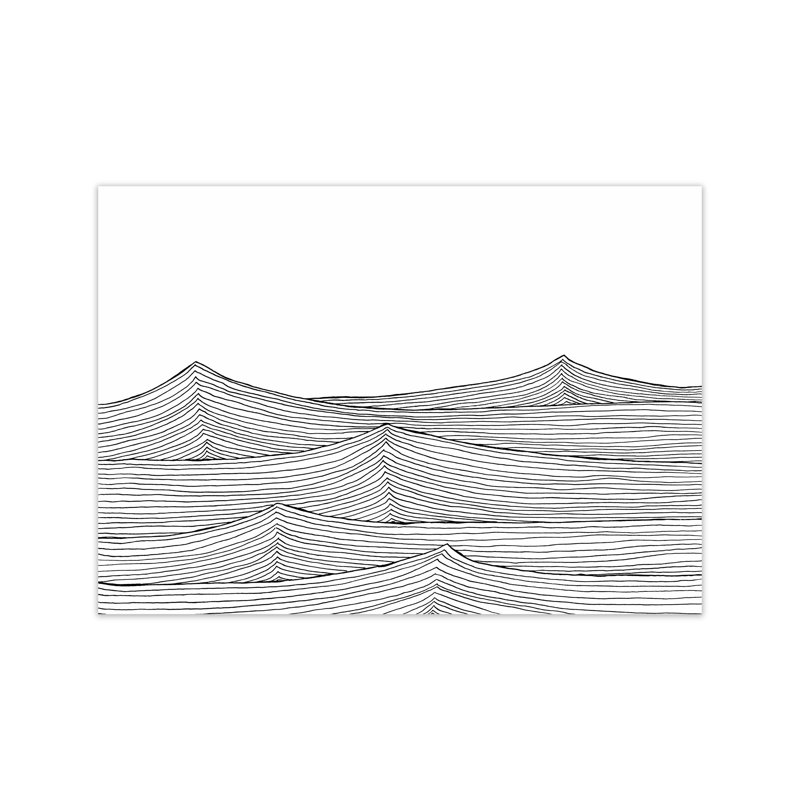 Continuous Sea Horizontal by Carissa Tanton - Print, Unframed, 60cm H x 84cm W x 1cm D