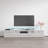 Aghancrossy 76.3" Modern TV Stand with LED Lighting, High Gloss Finish, Media Storage-1795598154