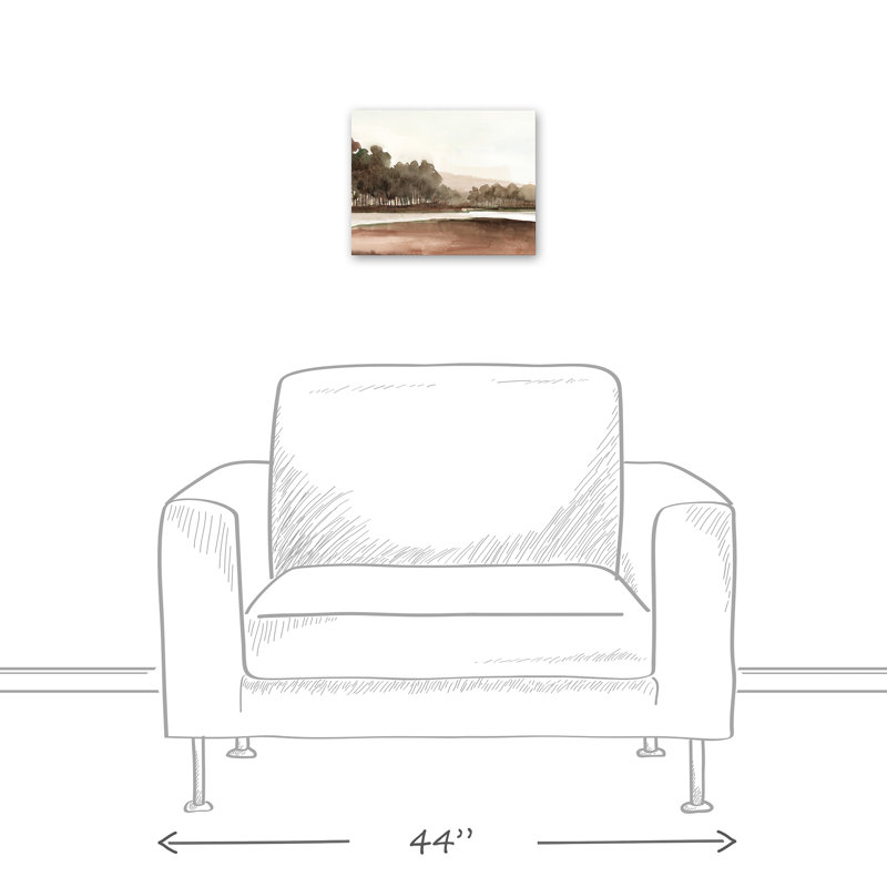 Campagne chaleureuse sur toile, H 11 po x l 14 po x P 1,25 po, Sans cadre