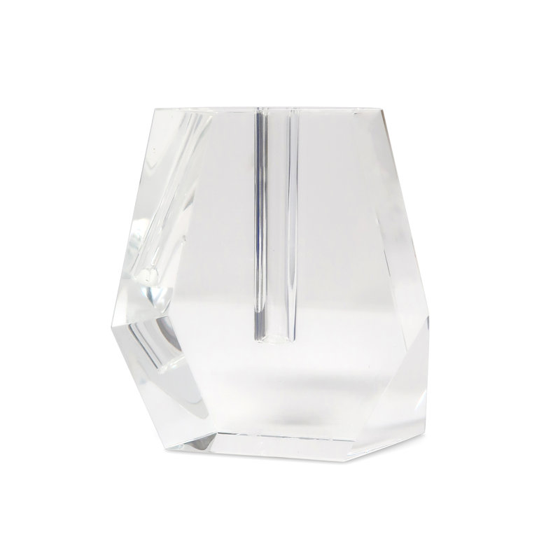 Vase de table Gatian, H 7,50 po x l 6,75 po x P 1,50 po