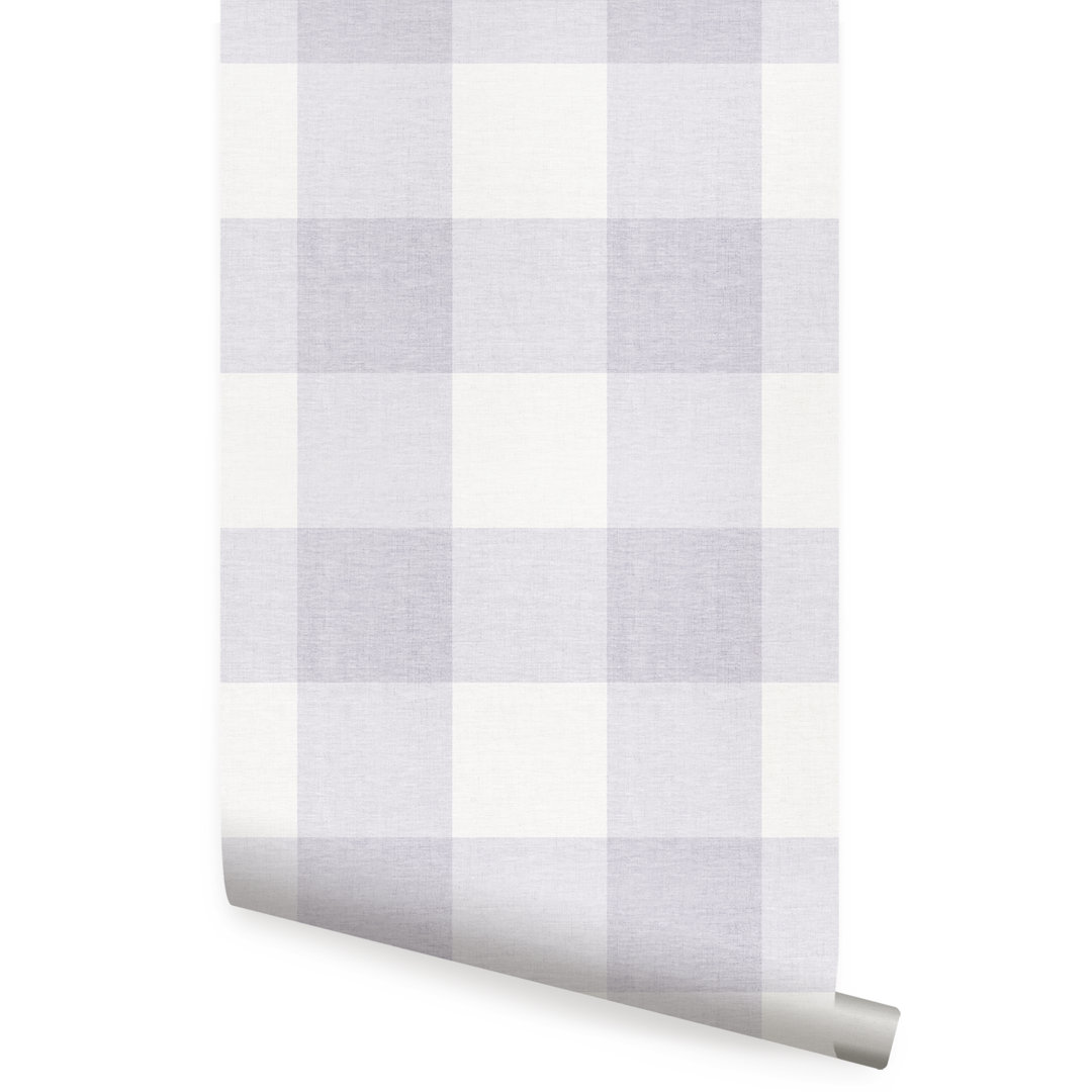 Markaylah Peel & Stick Gingham Roll Gracie Oaks 