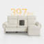 Fauteuil modulaire modulaire, fauteuil à une place avec rangement-2005963853-2011236106