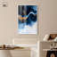 «Blue Deep I Shadowbox Print», art mural Blue Geode par Art Remedy-115123704-115123708
