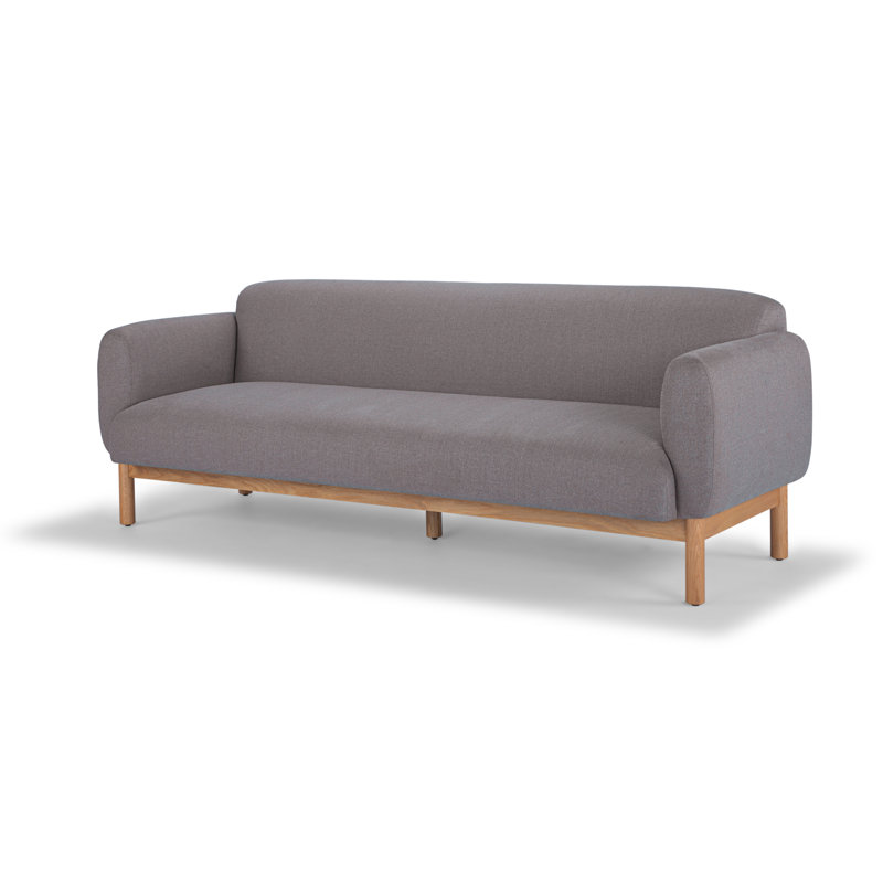 Tulum Sofa, 87" W, Metro Gray Linen Blend