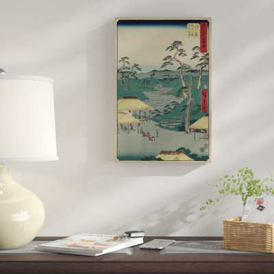 « hodogaya » par ando hiroshige, reproduction d’art