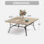 Table carrée pour l'extérieur avec trou pour parasol-94074558