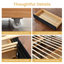 Lit tapissier avec 2 grands tiroirs de rangement en bois -1106980046-1106980044