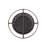 Round Wood-Burning Bronze Finish Steel Fire Pit with Lid