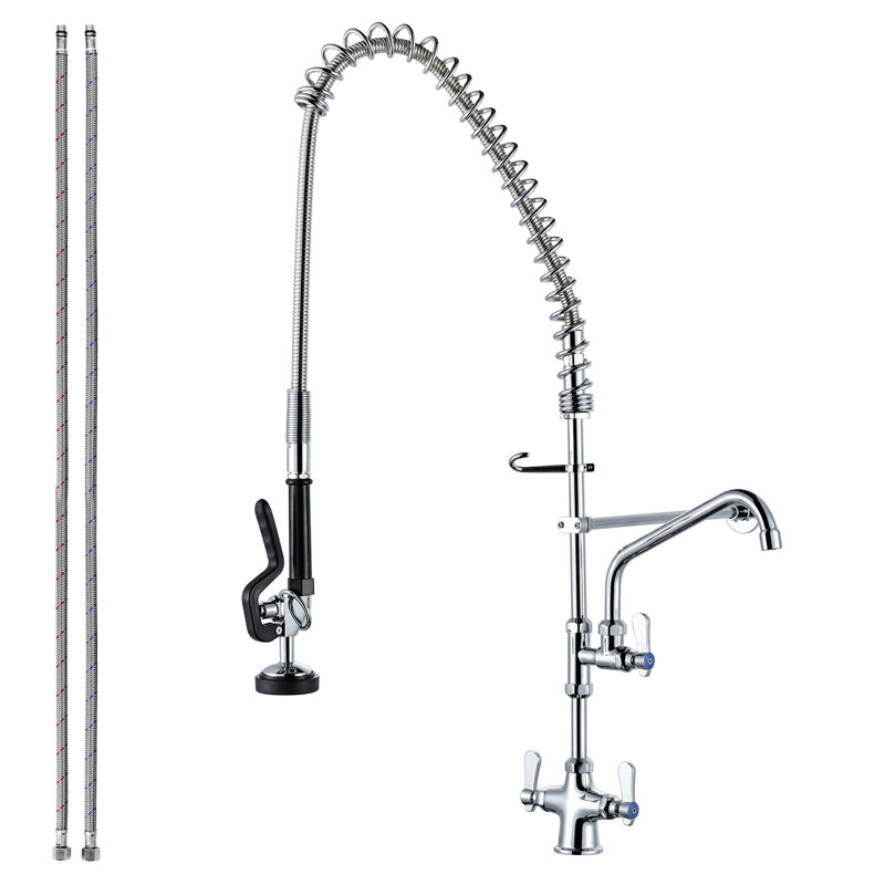 Robinet de cuisine en laiton avec douchette extractible
