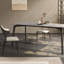 Chic charme des chaises de table en acier au carbone-105840497