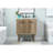 30'' Single Bathroom Vanity with Engineered Marble Top-1263156343