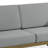 Clinkscales Solid Wood Teak Outdoor Loveseat With Cushion And Arms-114983540-114983538