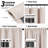 100% Blackout Faux Linen Curtains with TPU Backing – Dual-Layer Noise Reducing & Thermal Insulated Drapes-934544100-934544021