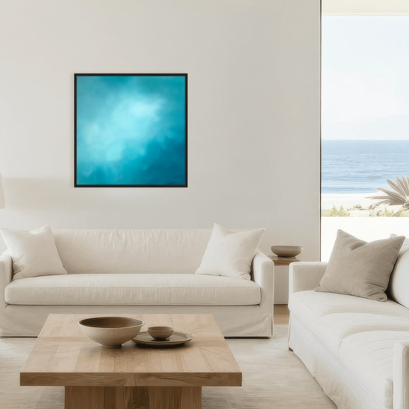 «Coastal Retreat Underwater Clouds III» par Megan James, reproduction sur toile flottante, H 30 po x l 30 po x P 1,125 po