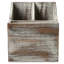 Wood Rectangle Flatware Caddy