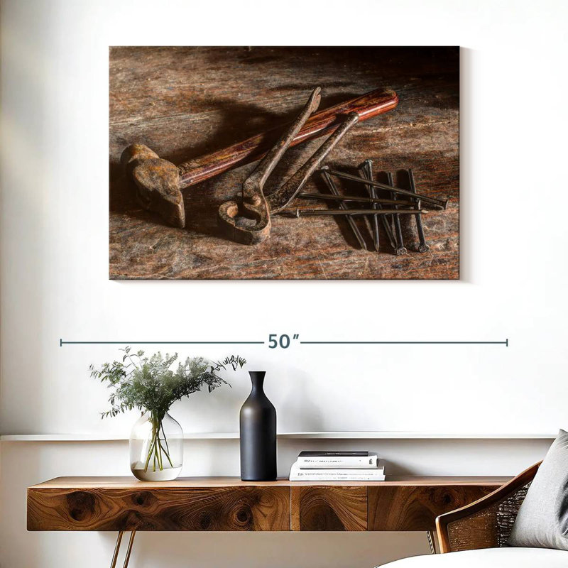 Alcaraz Old Tools, 26" H x 39" W