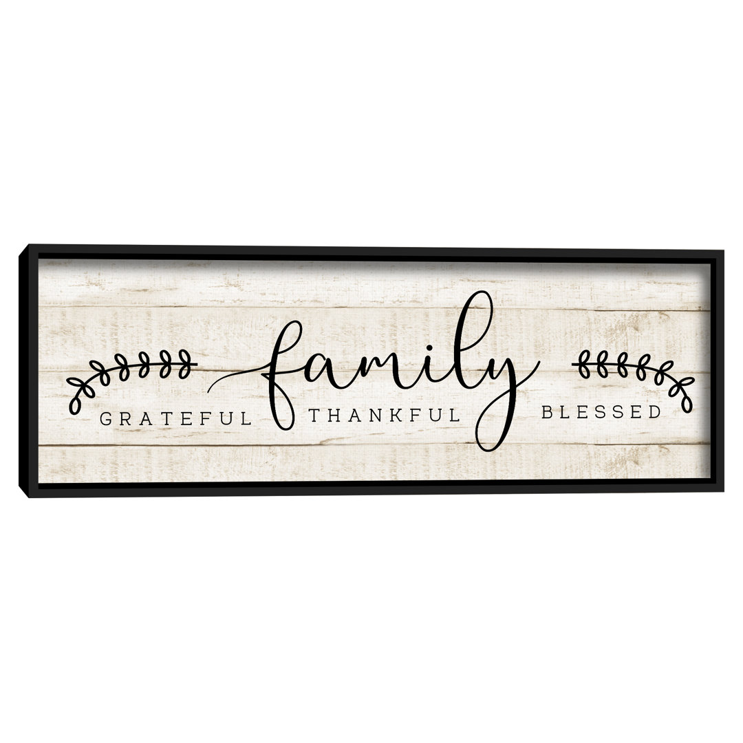 Family by CAD Designs Canvas Wall Art Print - 36" x 12" Gracie Oaks