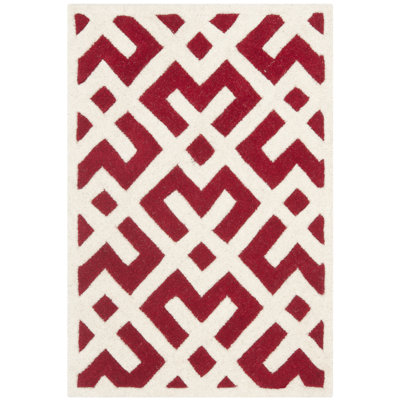 Teresita Hand Tufted Wool Geometric Rug