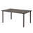 Messer Zestversa 8-Person Rectangular Dark Brown Metal Outdoor Dining Table-122512365-122512363