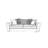 Queen 100'' Upholstered Convertible Sofa