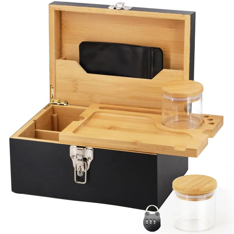 Merielle Decorative Box, Black