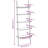 vidaXL Leaning Shelf Engineered wood and steel-203619016