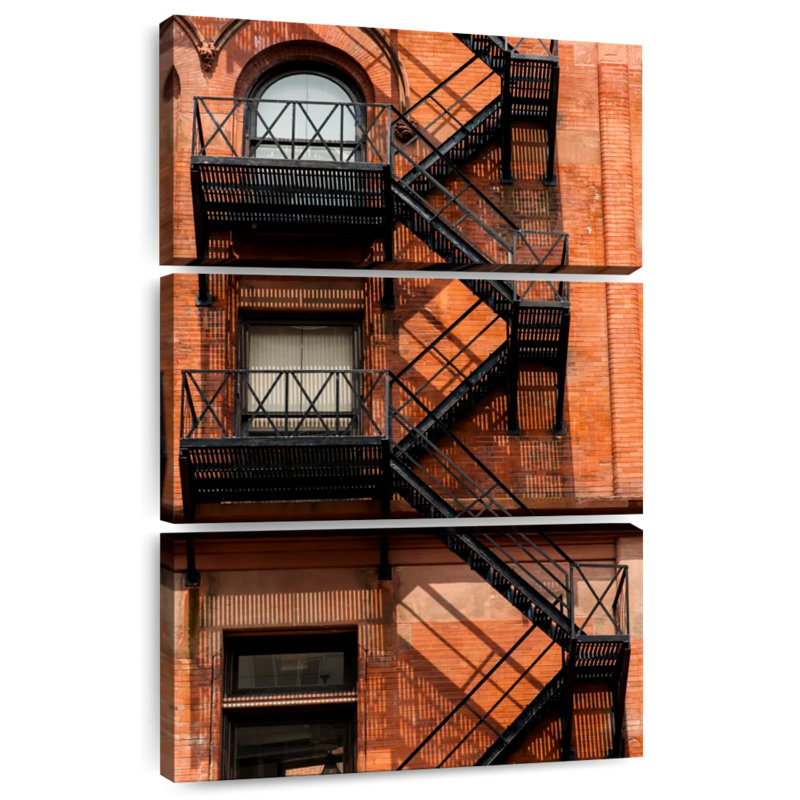 Escalier de secours Lilie, H 74 po x l 48 po
