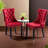 Tufted Velvet Wing Back Side Dining Chairs-747323165-792751469