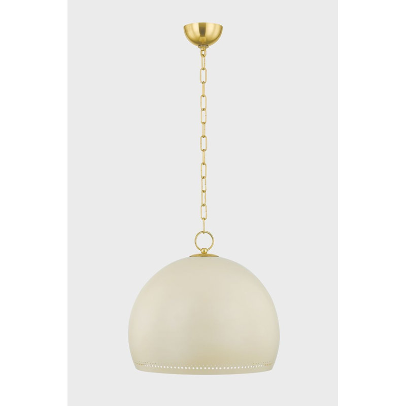 Luminaire suspendu 1 lumière Etna, H 15,25 po x l 17,75 po x P 17,75 po