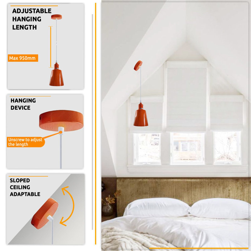 Issra 1 - Light Single Pendant, Red