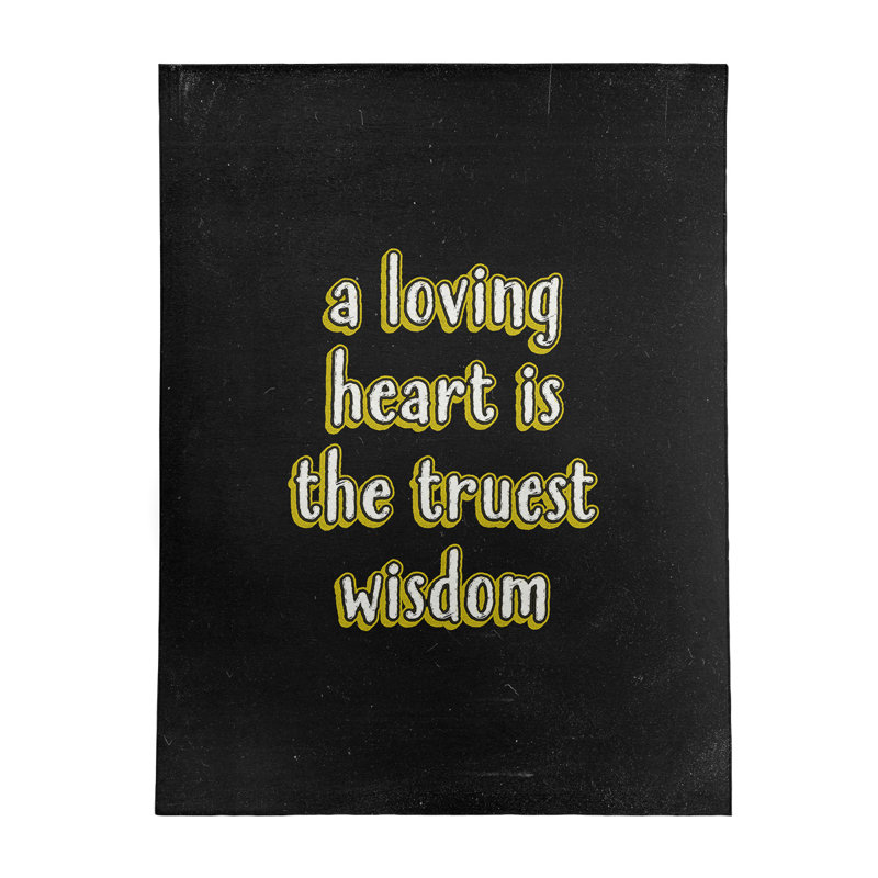 Tapis en poly-tableau noir style "love quoted", Rectangle 5 pi x 7 pi