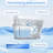 Alvantor Tankless Smart Toilet, One-Piece Bidet Toilet, Modern Auto Flush,Heated Seat, Warm Water and Dry, Adjustable Temp,Remote Control White