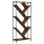 Brentford 180cm H x 79cm W Metal Geometric Bookcase-1201533486