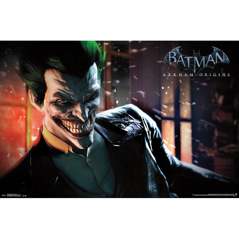 Arkham origines-impression sur papier joker