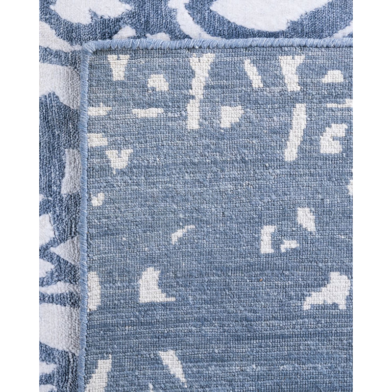 Overdyed One-of-a-Kind 9' 0" X 12' 1" Hand Knotted Area Rug
