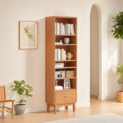 The bookcase of a fashionable influencer