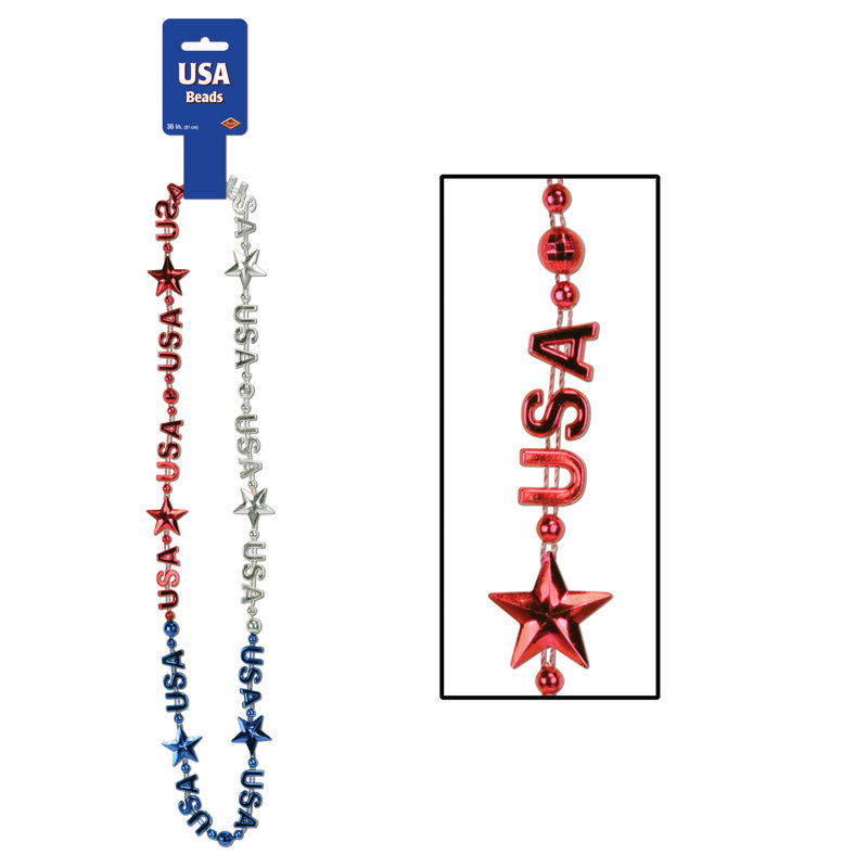 Perles d’expression USA - 36 po - paquet de 12