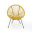 Chaise ANson, ensemble de 2 - Jaune