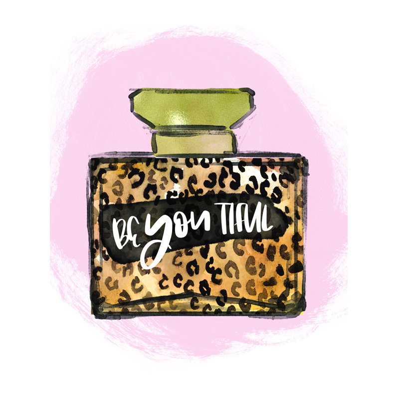 «Be You Torable Leopard», reproduction sur toile tendue, H 24 po x l 18 po