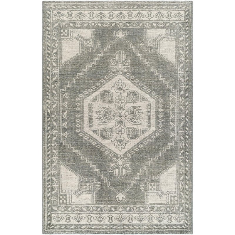 Zahra Hand Knotted Area Rug, Rectangle 2' x 3'