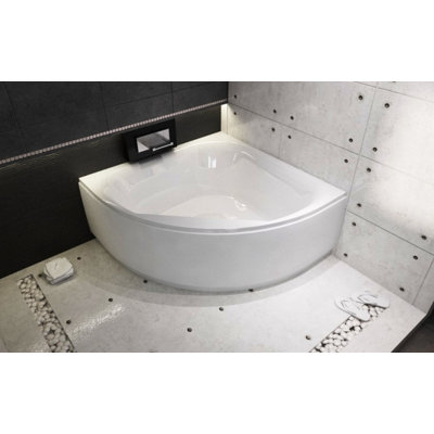 x Corner Soaking Acrylic Bathtub