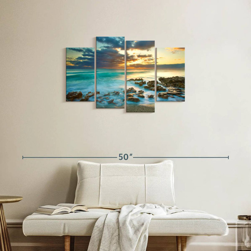 Gillard Ocean Sunrise Hues, H 22 po x l 36 po
