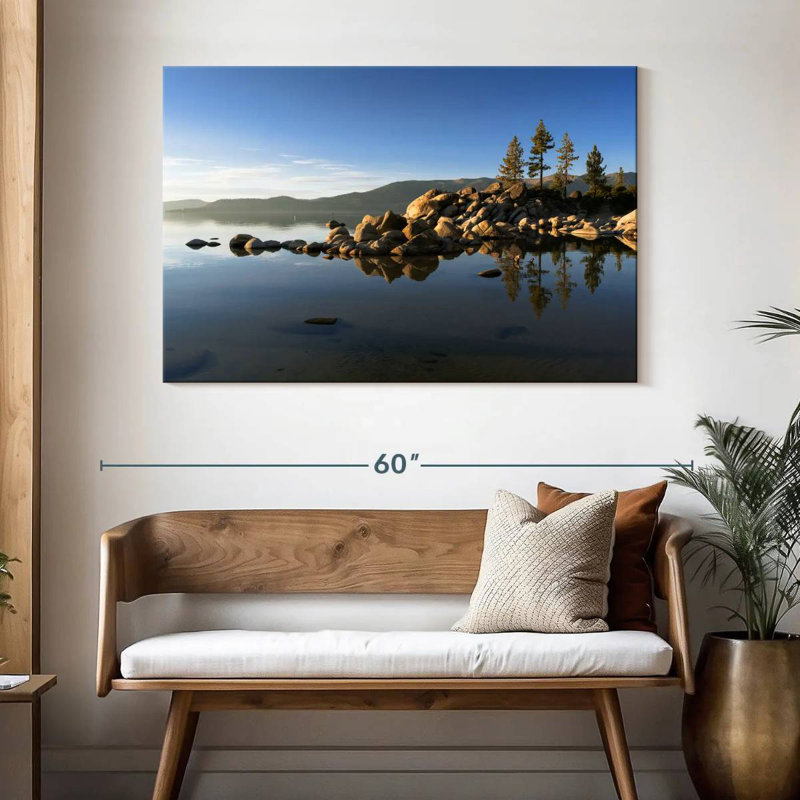 Alvord Lake Tahoe Reflection, H 32 po x l 48 po